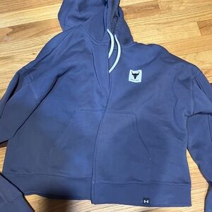 Under Armour Dark Purple Hoodie with Logo